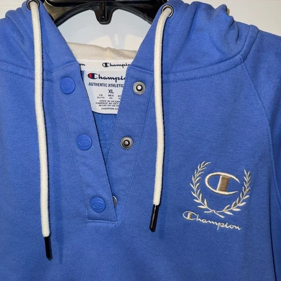 Champion Royal Blue Pullover Hoodie - Picture 2 of 3